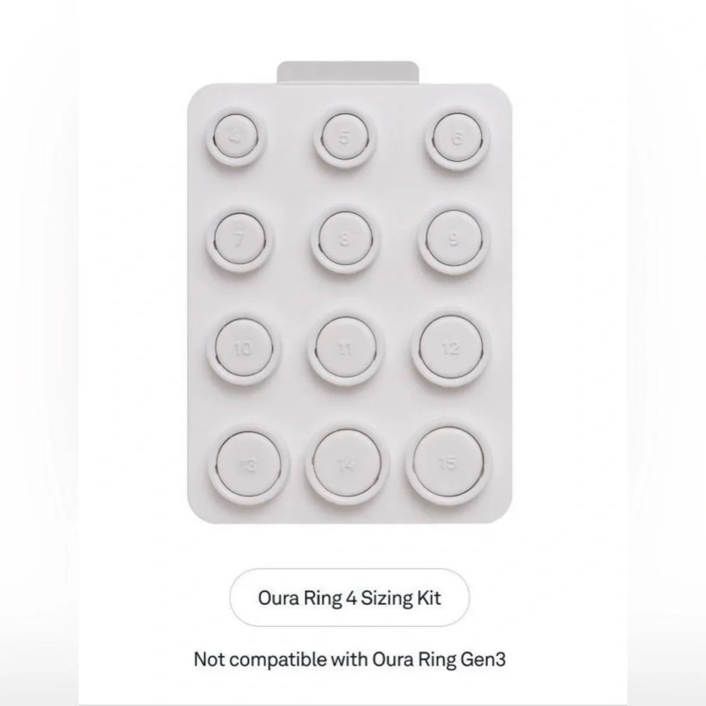 Oura Sizing Kit Rings in Gold, Silver, Black